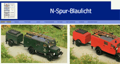 Desktop Screenshot of n-spur-blaulicht.de
